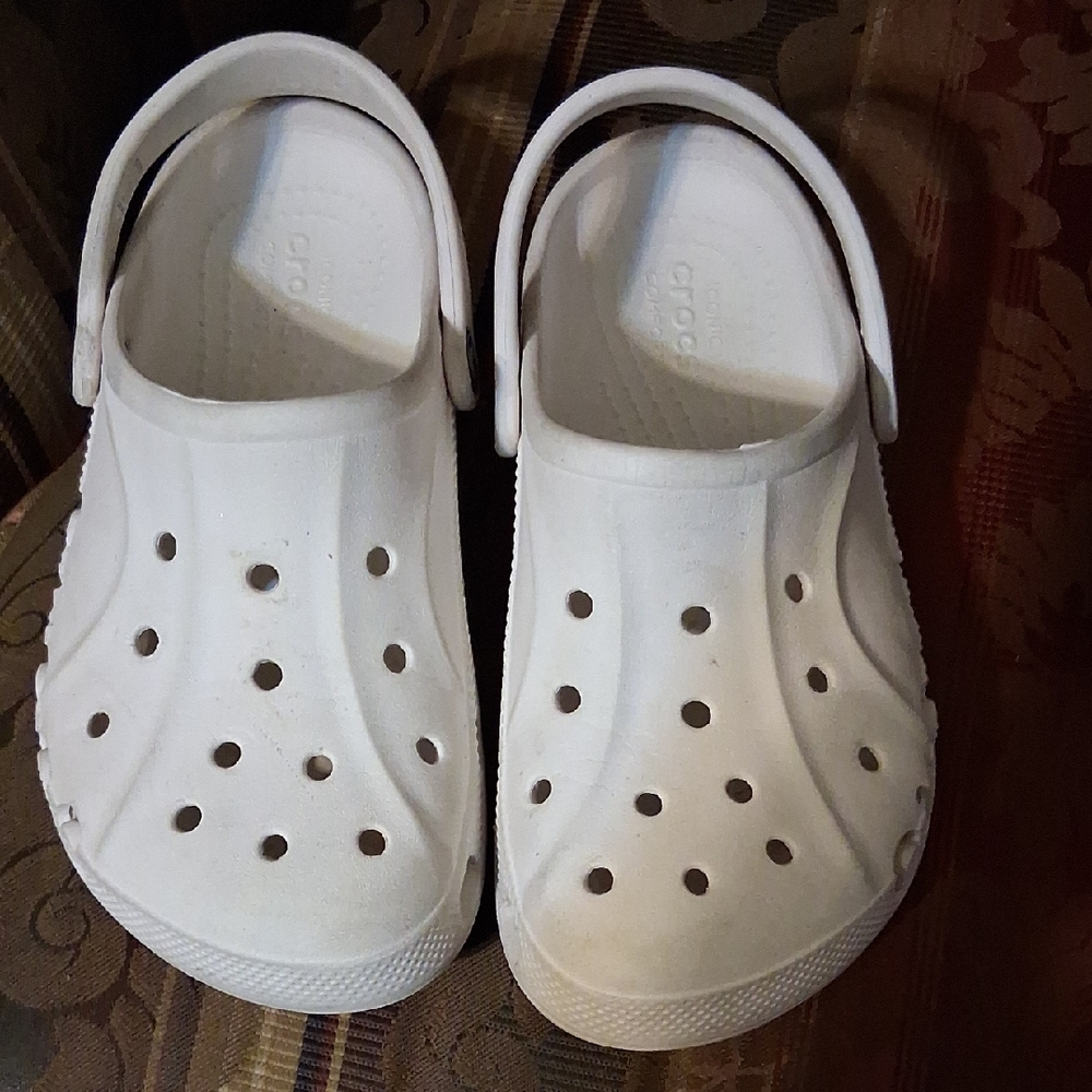 CROCS Kids Classic White Sandals